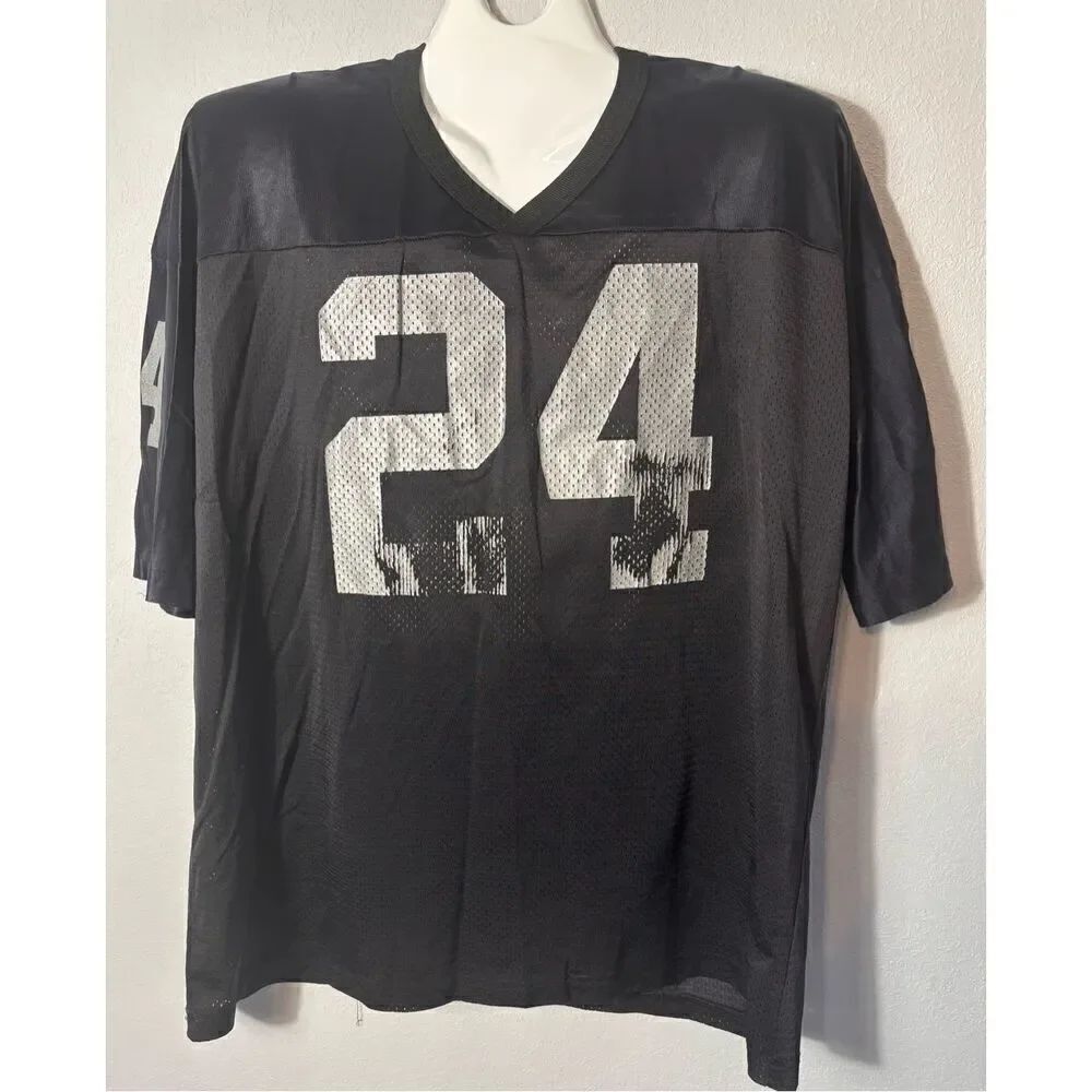 Vintage Champion Oakland Raiders Charles Woodson #24 Jersey Size XL